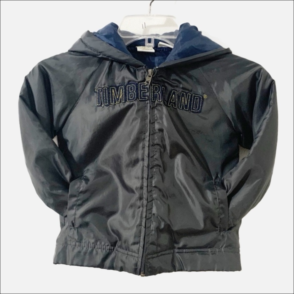 Timberland Hooded Front Zip Light Weight Insulated Jacket Appliqué “Timberland”